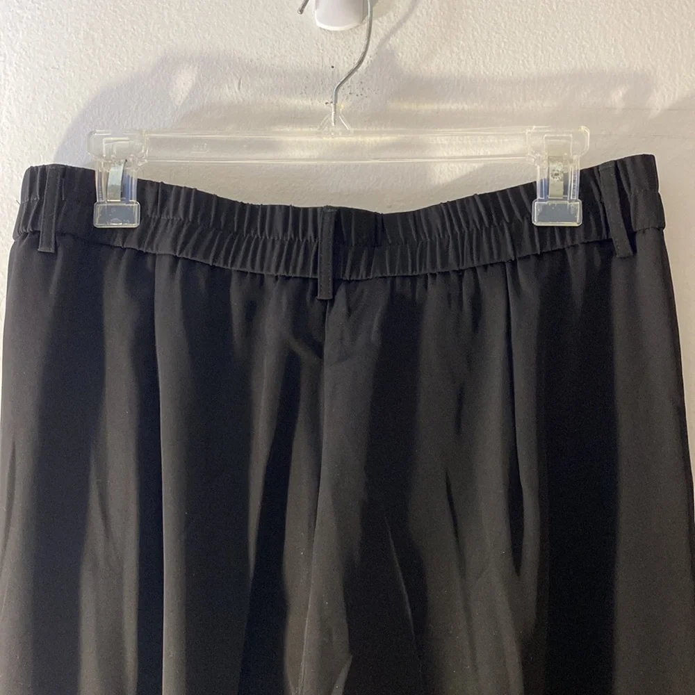 Sassy Zoey | Black Wide Leg Trouser Pants - Picture 4 of 10